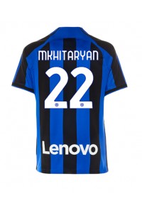 Inter Milan Henrikh Mkhitaryan #22 Fotballdrakt Hjemme Klær 2022-23 Korte ermer